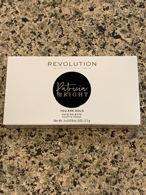 Revolution X Patricia Bright You Are Gold Face Eye Shadow Palette New Ebay
