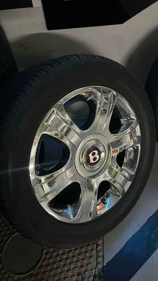 Bentley Arnage 18" Wheels & Tires Full Set Original Pirelli PZero Excellent - Imagen 2 de 4