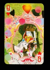 Transformation playing card Christian Lacroix Queen of Hearts Q70b