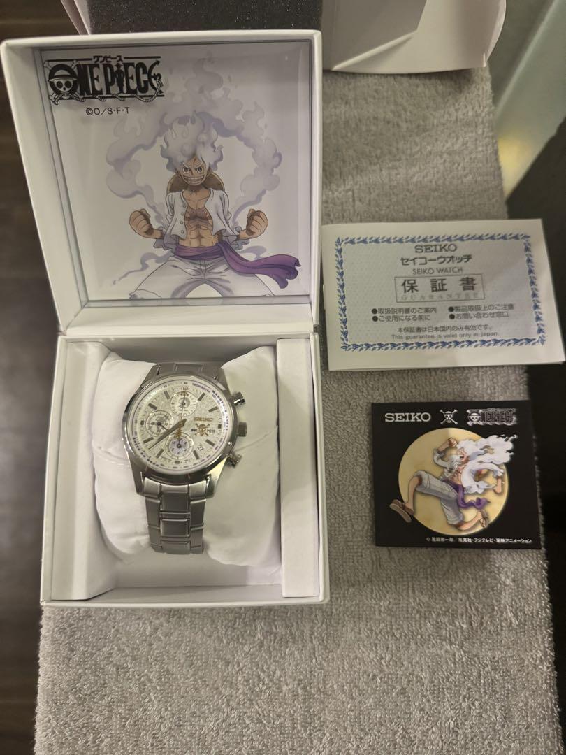 SEIKO ONE PIECE Monkey D. Luffy Gear 5 Edition Watch 5000 SEIKO ONE PIECE Monkey D. Luffy Gear 5 Edition Watch 5000