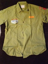 Vintage Wool BSA Boy Scout Shirt Ranachoqua Lodge #4  5th Anv Adult Sz L