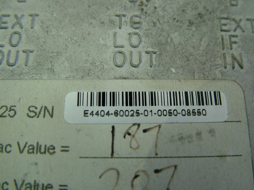 Agilent LOIS E4404-60025 E4404-60030 per ESA-E E4407B E4405B E4404B E4408B - Foto 2 di 5