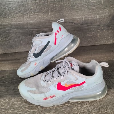 Nike Air Max 270 React Just Do It Wolf Grey CT2203-002 Men's Size US 11.5