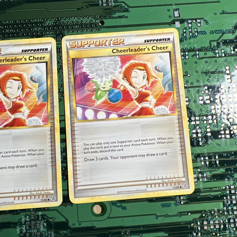 Cheerleader's Cheer 71/95 Unleashed Pokemon Card Trainer Non-Holo 2 - Image 3 of 4