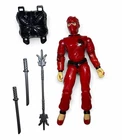 GI JOE Jinx Ninja Action Figure w/ Swords & Staff Accessories