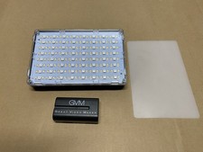 GVM LED Photo/Video Light Portable Adjustable Brightness NP-F570 7.2V W/ Battery
