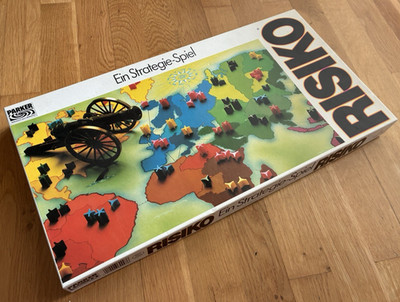 Parker Risiko Brettspiel 1982, Alte Version, Toller Zustand !