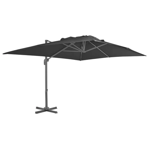 vidaXL Ampelschirm mit Aluminium-Mast 400x300 cm Terrakotta - Bild 6 von 23