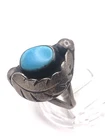 Vintage Navajo Ring 925 Silver  Turquoise Ring  4.2g Size 8.5