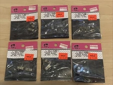 1” Bolo Slide w/ Plastic Disc Nickel 25.4mm 2pc 6pk Lot of 6 12pc Total