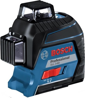 Bosch Linienlaser Kreuzlinienlaser GLL 3-80 inkl. Koffer + Batterien Neu & OVP