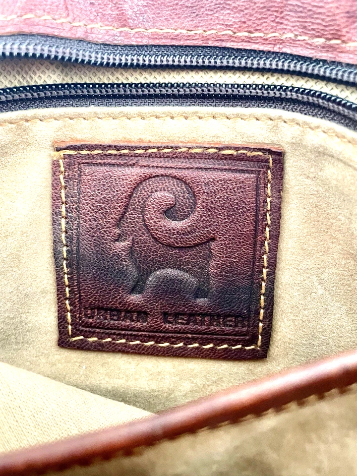 Urban кожаная сумка через плечо сумочка 9 «W x 8,5» T регулируемый ремень 5 отсеков - Изображение 2 из 4