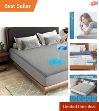 Luxury Twin Waterproof Mattress Cover - Machine Washable & Cooling Microfiber