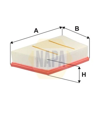 Filtro de aire compatible con Land Rover Discovery Sport L550 2.0D 2014 en NAPA GJ329601AA nuevo Foto 2 de 4