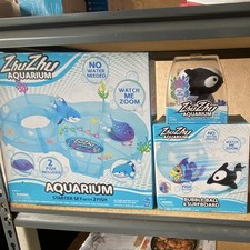 Zhu Zhu Aquarium Starter Set w/ 2 Fish, Bubble Ball  Surfboard Toy Set
