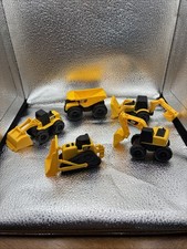 CAT Construction Vehicle Toy Lot Dump Truck, Bulldozer, Excavator Loader Set