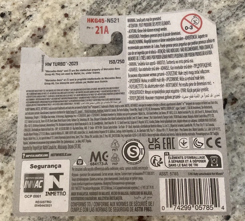 Hot Wheels ‘89 MERCEDES-BENZ 560 SEC AMG NERA 2023 1:64 - Immagine 2 di 2