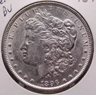 1896 Morgan Silver Dollar • Bright BU Luster • Philadelphia Mint 💎