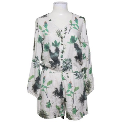 Clinton Friedman, Jumpsuit, Größe: S, Weiß/Mehrfarbig, Polyester, Blumen #7RH
