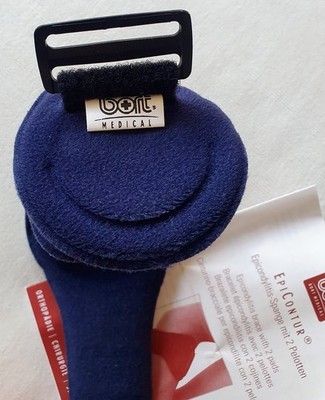 BORT EpiContur  | Reha | Epicondylitis-Spange | 2 Pelotten | Gr. 0 | blau | NEU
