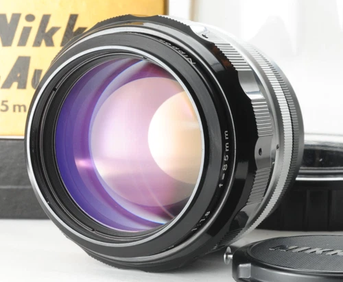 Nikon Nikkor-H Auto 85mm f/1.8 Non Ai Portrait MF Lens Near Mint From Japan
