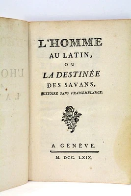 Ouvrage allégorique contenant les aventures de Xanxung Genève 1769 - Photo 1/4
