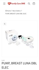 Motif Medical Luna Double Electric Breast Pump, NEW 24 mm - 28 mm