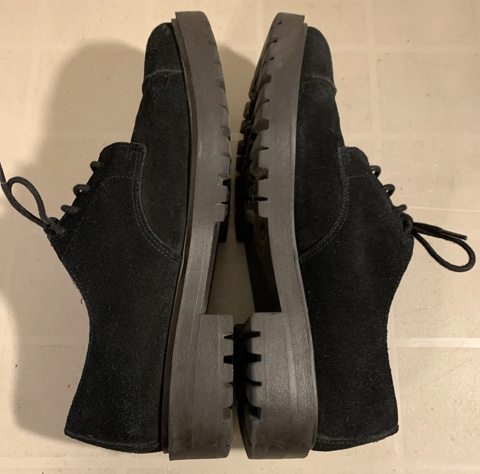 Zapatos Lucky Brand Ibira para mujer negros de gamuza talla 8 M Oxford con cordones Foto 4 de 4