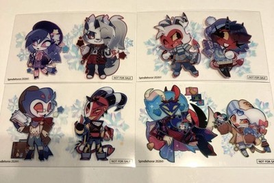 Helluva Boss Bonus Original Clear Card Complete Set 4 Pop up 2026 Limited
