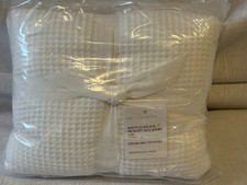 Pottery Barn Waffle Weave Resort Spa Wrap Robe XS/S White NEW w/tags 99