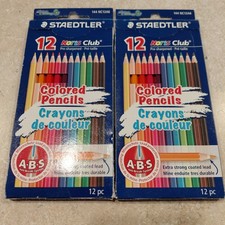 Staedtler Noris Club 12 Colors Colored Pencil 144 NC12A6 2 Packs ABS