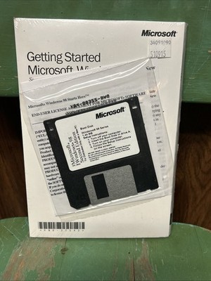 Microsoft Windows 98 Second Edition New Sealed Disks and Book