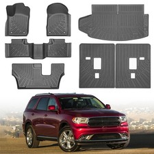 Floor Mats for Dodge Durango 7 Seats 2011 2012 2013 2014 2015 All Weather TPE...