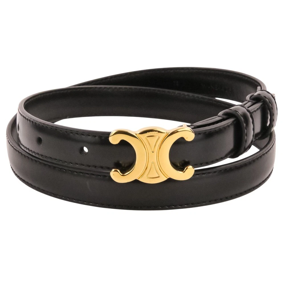 【H6】CELINE　ヴィンテージ・チェーンリンク・レザーベルト　ゴールド CELINE Gold Belts for Women for sale | eBay