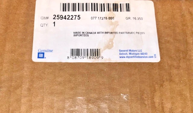 Manija de puerta trasera genuina del lado del pasajero 1996-2009, pieza nueva OEM, P/N 25942275 Foto 4 de 4