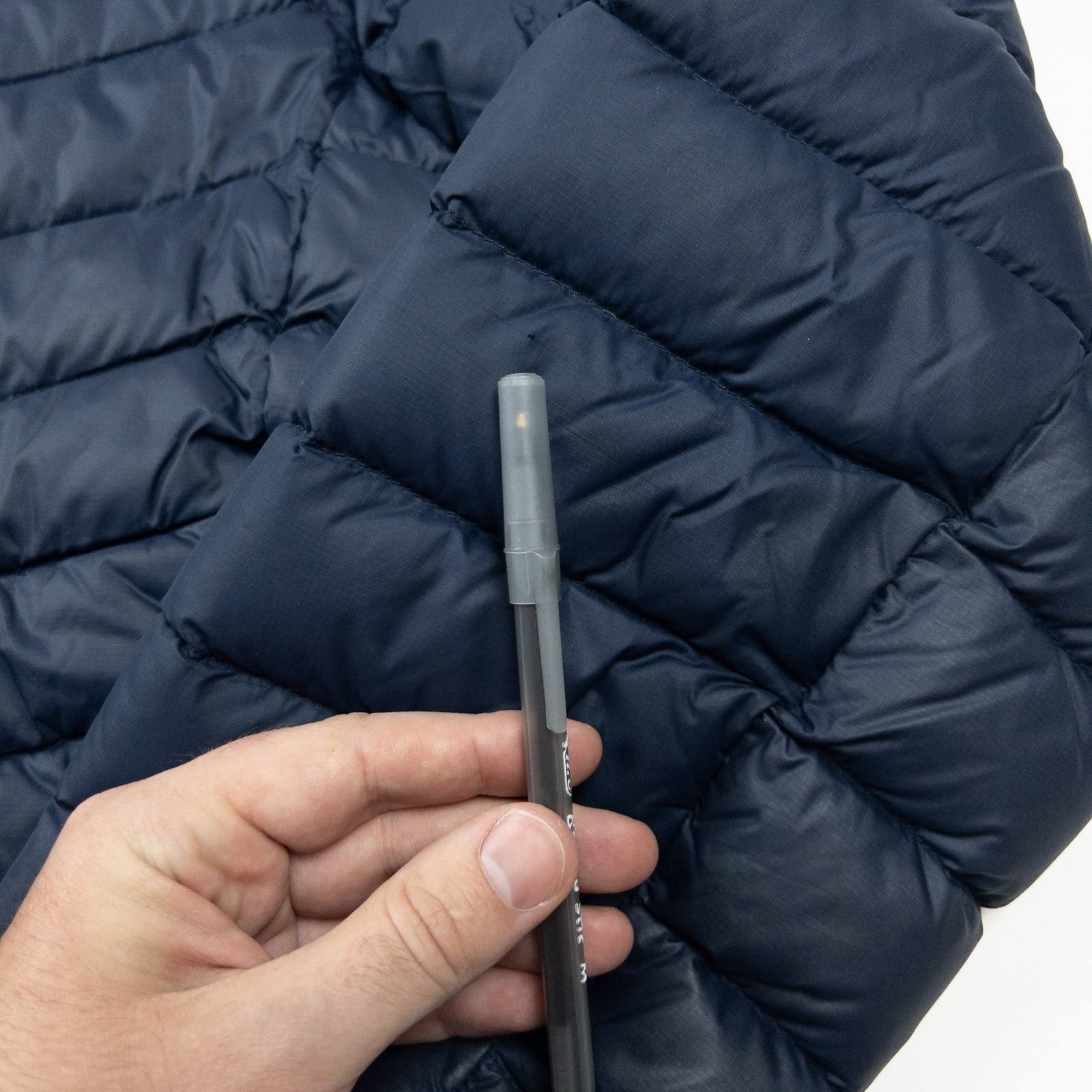 Peak Performance Down Puffer Jacket Men's Large Blue Frost DH Pertex Quantum Zip