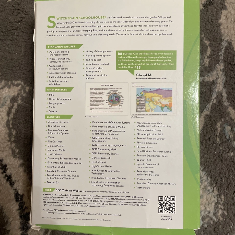 Switched-On Schoolhouse. New York State History. This Is A Used Item. CD ROM - Image 2 of 4