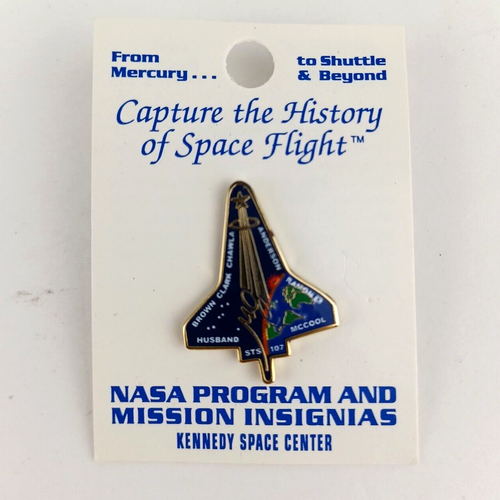 2003 NASA Lapel Pin STS107 COLUMBIA 2003 Program and Mission Insignias
