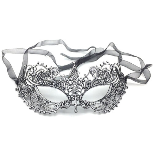 Women Masquerade Mask Lace Venetian Masquerade Mask-Prom-Halloween-Carnival-Mask - Picture 16 of 24