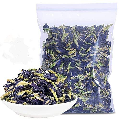 Naturally Produced Blue Butterfly Pea Flowers Tea 500g Premium Dried Flowers - Picture 1 of 20