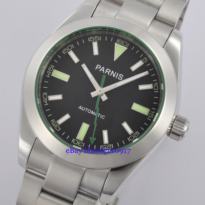 Japan Miyota Movement Sapphire Glass Parnis 40mm Gents Automatic Wristwatches