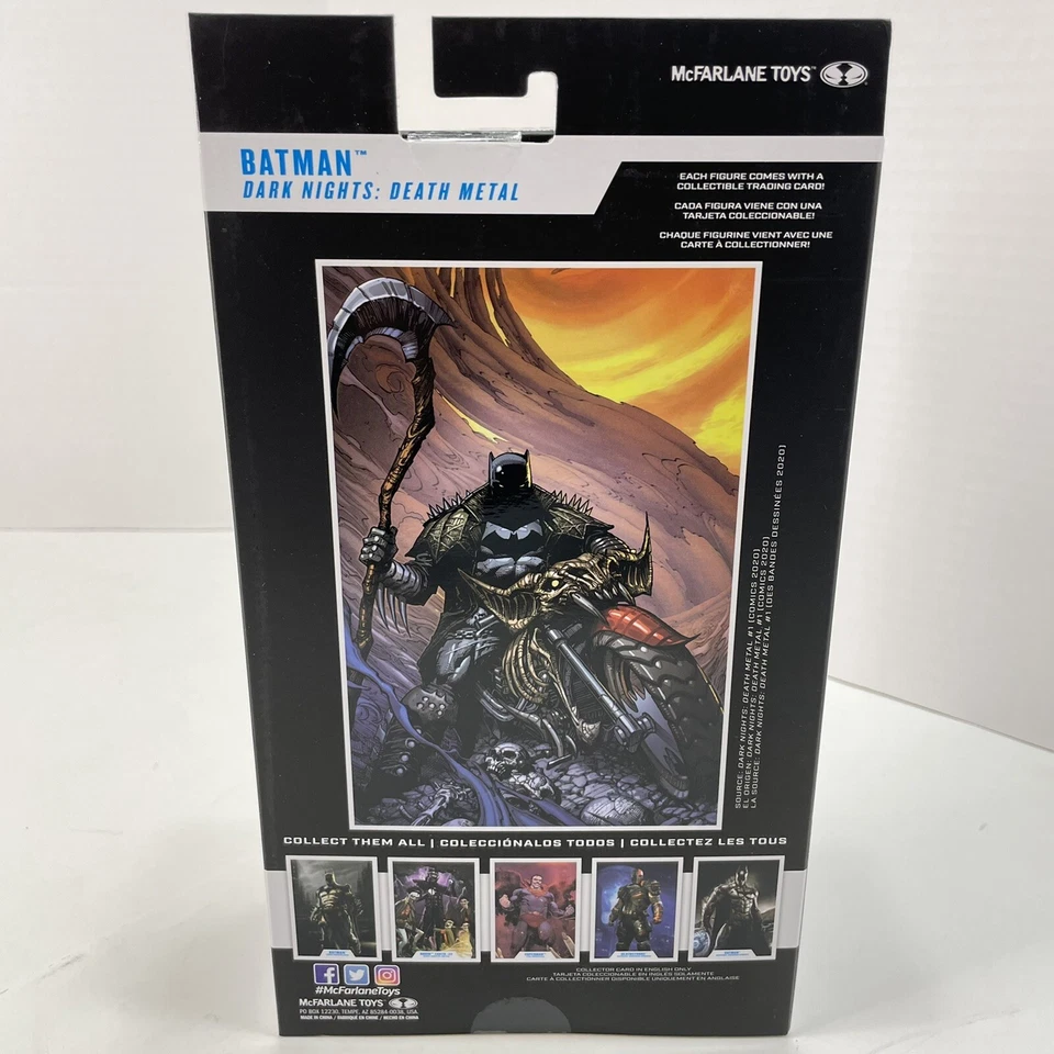 Figura de acción Batman Dark Nights Death Metal DC Multiverse Grim Reaper envío rápido Foto 3 de 4
