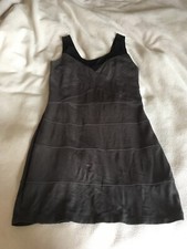 WOMENS EXPRESS DARK GREY BODYCON DRESS MEDIUM GOOD CONDITION