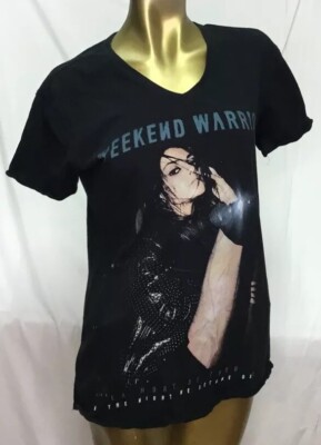 Weekend Warrior Concert T Shirt Size Medium M Death By Zero Black Short Sleeve