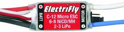 Great Planes C-12 Micro Brushed ESC with BEC GPMM2015