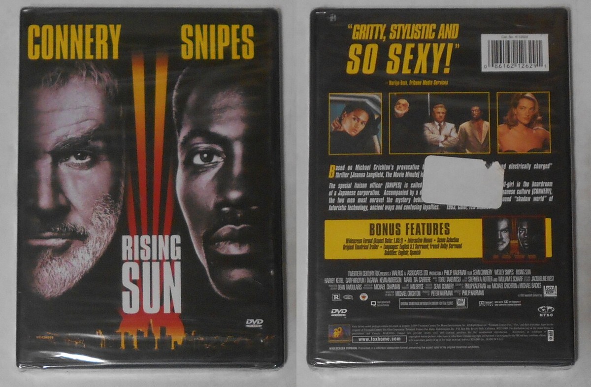 Rising Sun movie - Sean Connery, Wesley Snipes - sealed U.S.