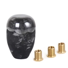 Universal Black Forge Fiber Manual Gear Stick Shift Knob Lever Shifter 61mm/2.4"