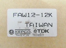 KEPCO TDK 100-240V Power Supply FAW12-12K FAW12 12K