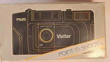 Vivitar PS:20 35mm Point n Shoot Camera In Box w/Instructions  Works