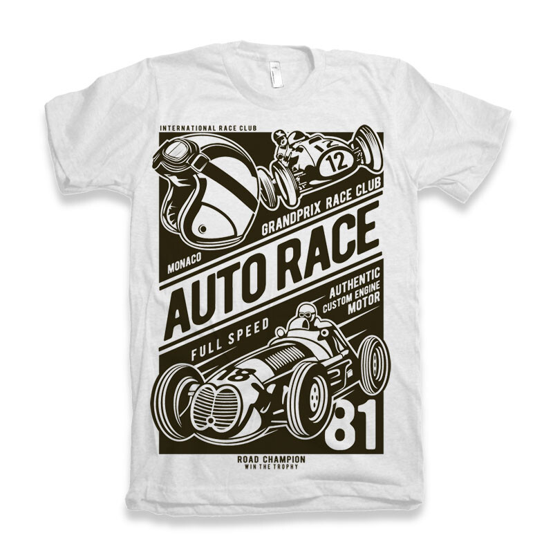 T Shirt Racing Car Mens Auto Top Race F1 Sport Tee Boss Fashion M